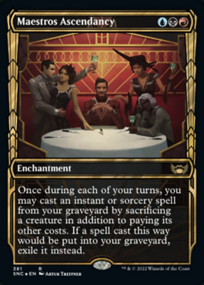 Maestros Ascendancy (Showcase Golden Age Gilded Foil) [Streets of New Capenna] | L.A. Mood Comics and Games