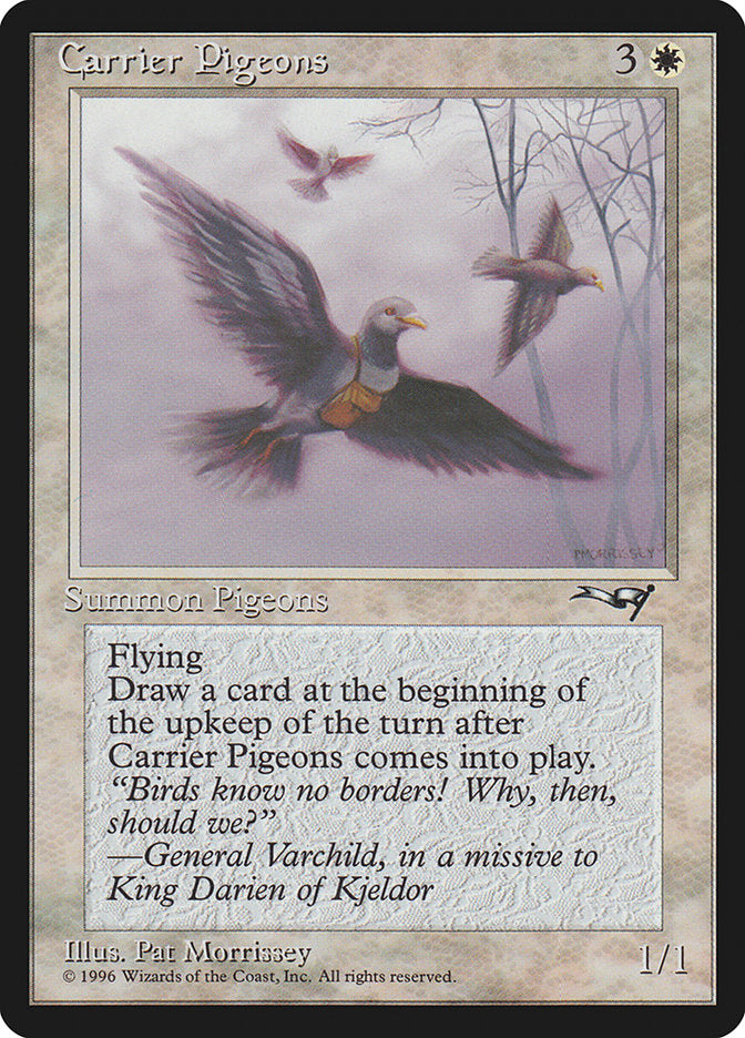 Carrier Pigeons (Flying Art) [Alliances] | L.A. Mood Comics and Games