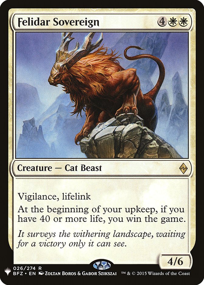 Felidar Sovereign [Mystery Booster] | L.A. Mood Comics and Games