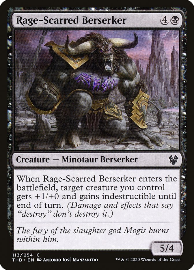 Rage-Scarred Berserker [Theros Beyond Death] | L.A. Mood Comics and Games