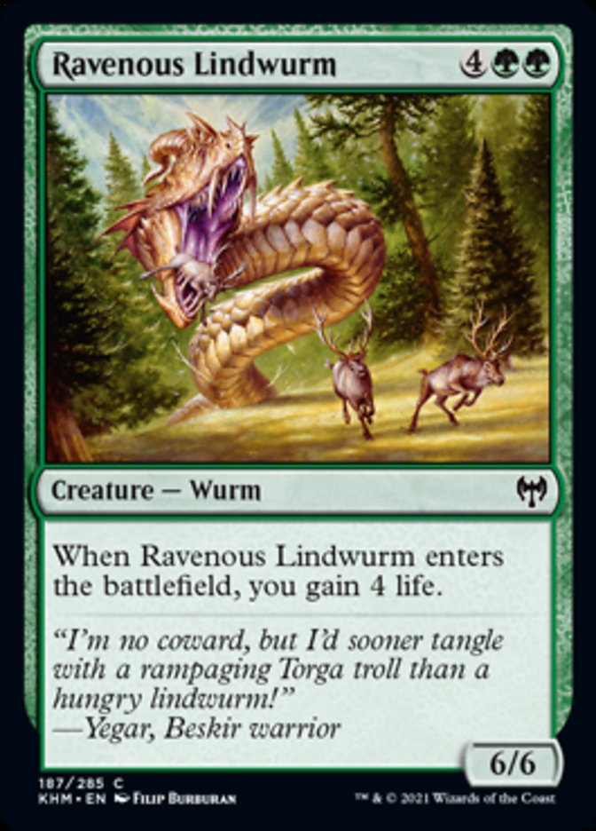 Ravenous Lindwurm [Kaldheim] | L.A. Mood Comics and Games