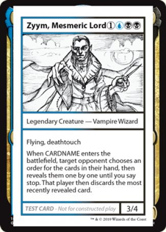 Zyym, Mesmeric Lord (2021 Edition) [Mystery Booster Playtest Cards] | L.A. Mood Comics and Games