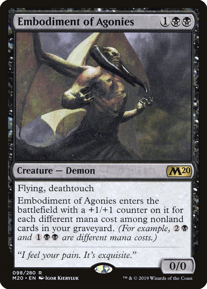 Embodiment of Agonies [Core Set 2020] | L.A. Mood Comics and Games