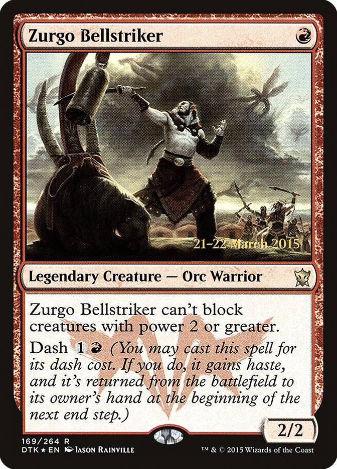 Zurgo Bellstriker [Dragons of Tarkir Prerelease Promos] | L.A. Mood Comics and Games