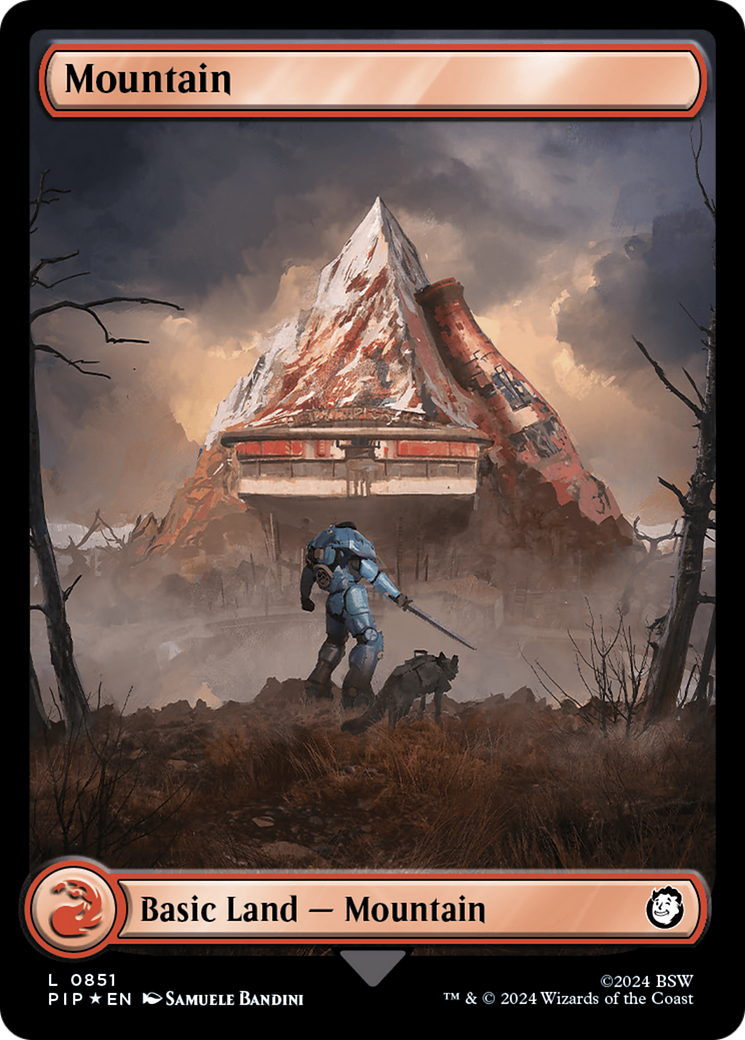 Mountain (0851) (Surge Foil) [Fallout] | L.A. Mood Comics and Games