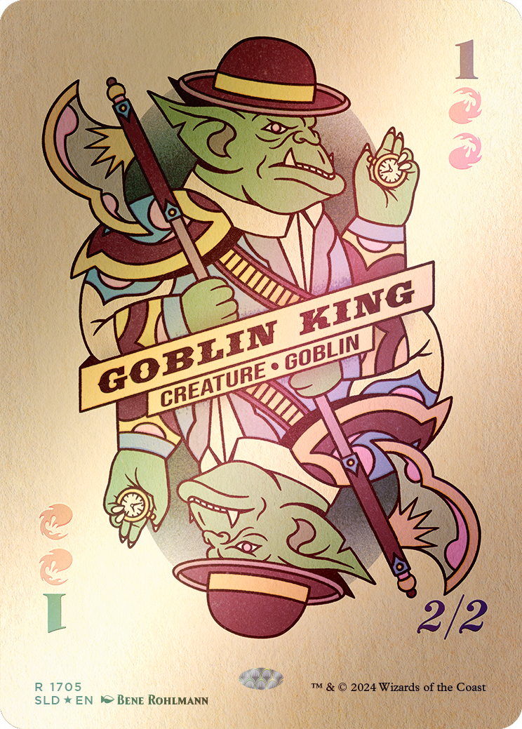 Goblin King (1705) (Rainbow Foil) [Secret Lair Drop Series] | L.A. Mood Comics and Games