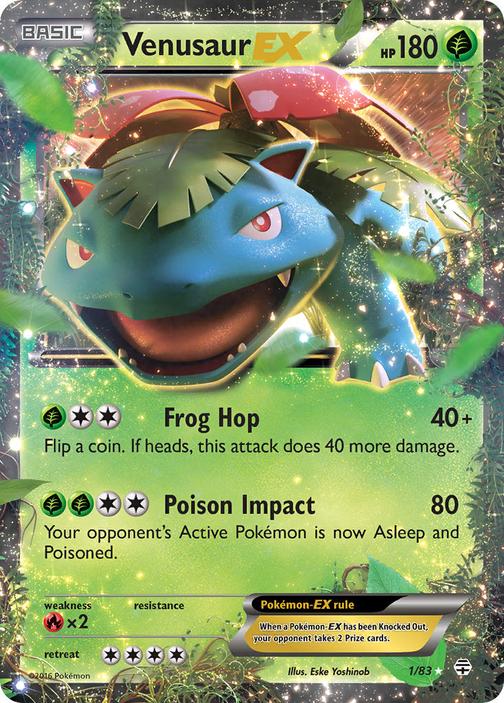 Venusaur EX (1/83) [XY: Generations] | L.A. Mood Comics and Games