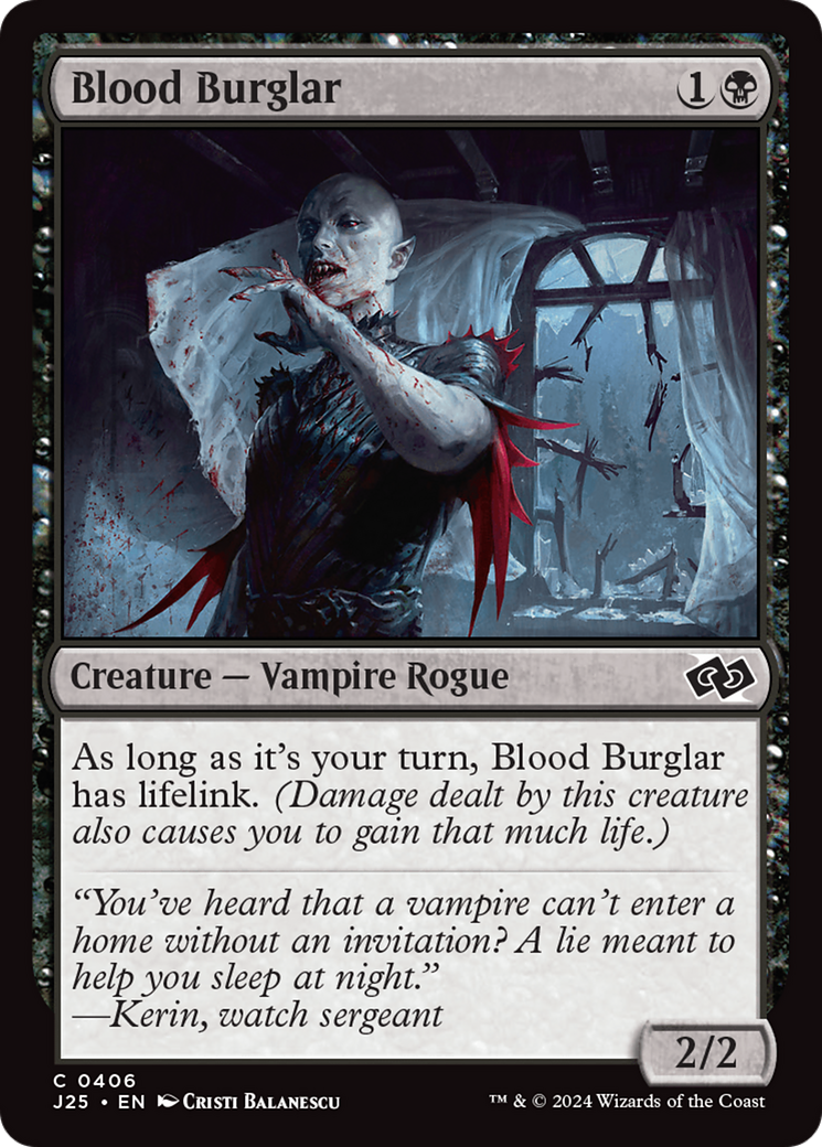 Blood Burglar [Foundations Jumpstart] | L.A. Mood Comics and Games