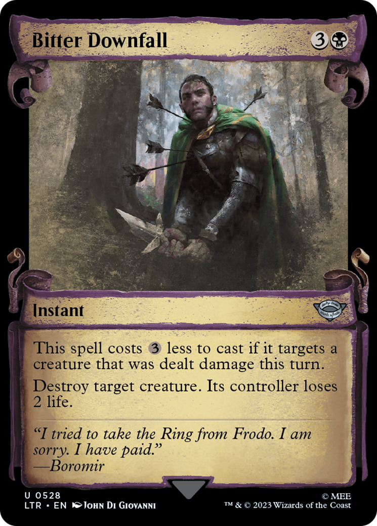 Bitter Downfall [The Lord of the Rings: Tales of Middle-Earth Showcase Scrolls] | L.A. Mood Comics and Games
