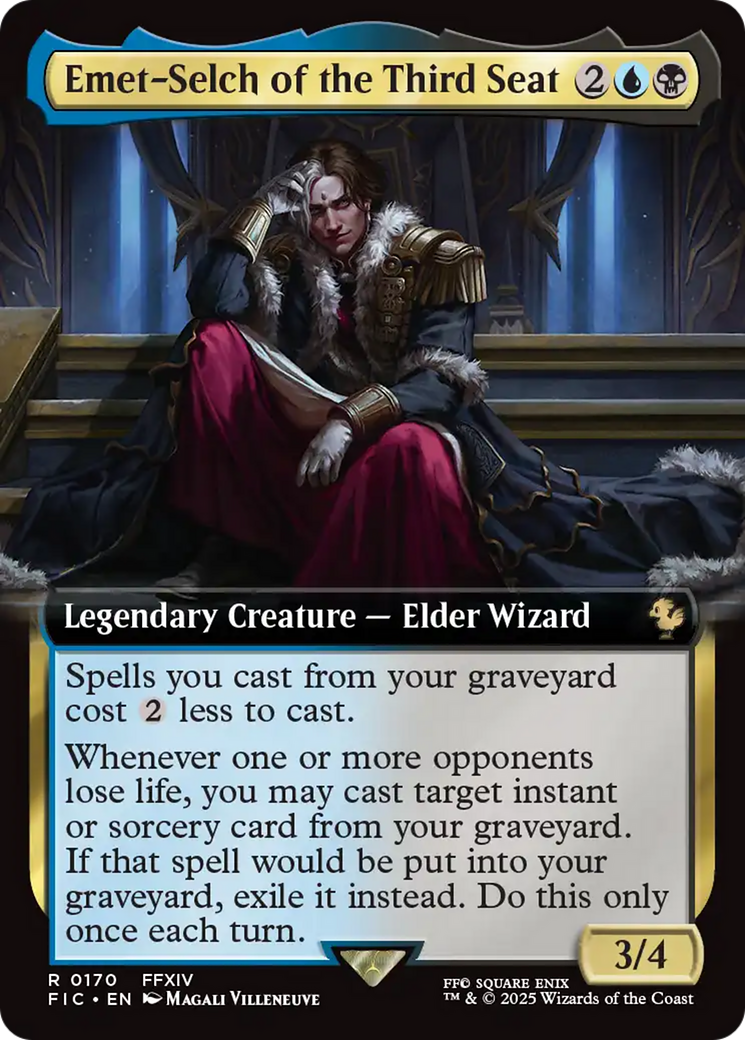 Emet-Selch of the Third Seat (Extended Art) [FINAL FANTASY Commander] | L.A. Mood Comics and Games