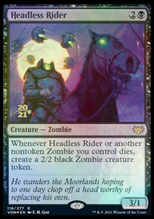 Headless Rider [Innistrad: Crimson Vow Prerelease Promos] | L.A. Mood Comics and Games