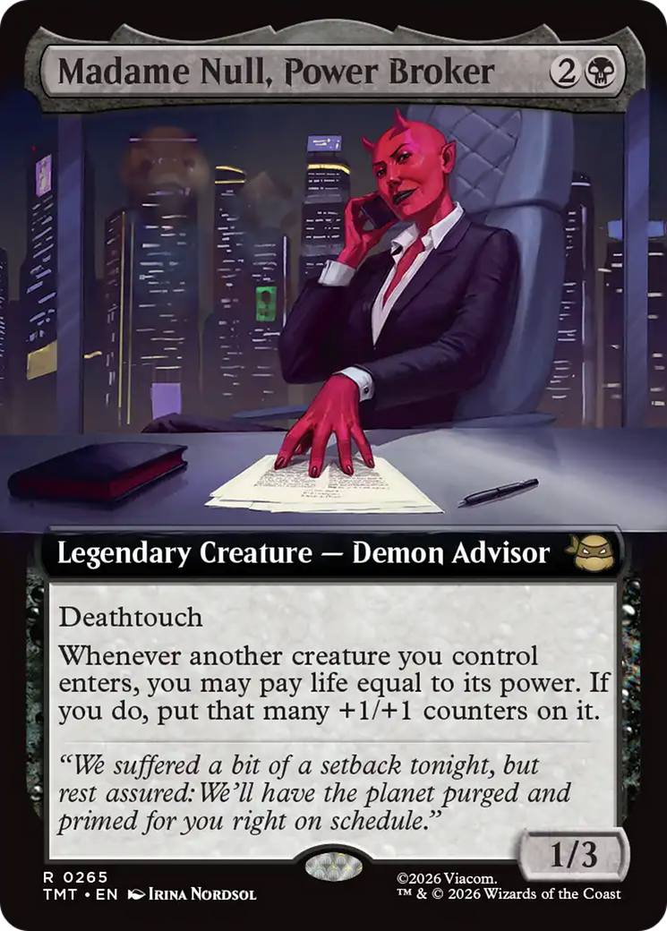 Madame Null, Power Broker (Extended Art) [Teenage Mutant Ninja Turtles] | L.A. Mood Comics and Games