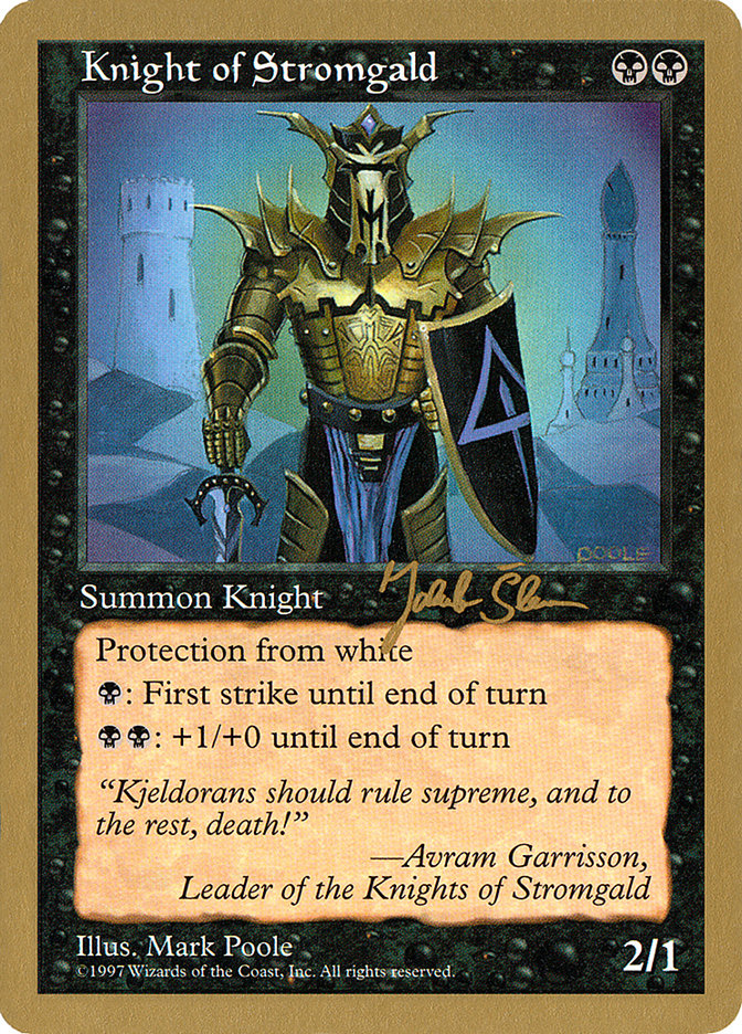 Knight of Stromgald (Jakub Slemr) [World Championship Decks 1997] | L.A. Mood Comics and Games