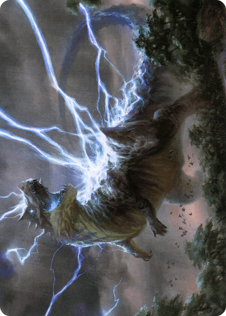 Thrasta, Tempest's Roar Art Card (41) [Modern Horizons 2 Art Series] | L.A. Mood Comics and Games
