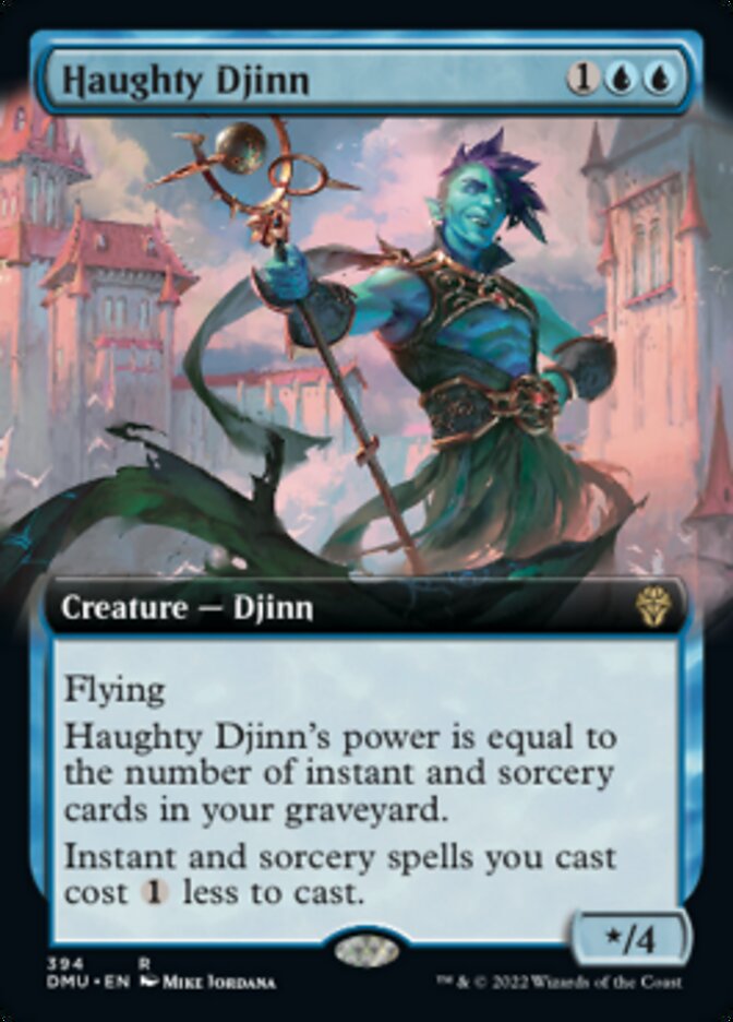 Haughty Djinn (Extended Art) [Dominaria United] | L.A. Mood Comics and Games