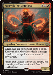 Kaervek the Merciless [Duskmourn: House of Horror Commander] | L.A. Mood Comics and Games