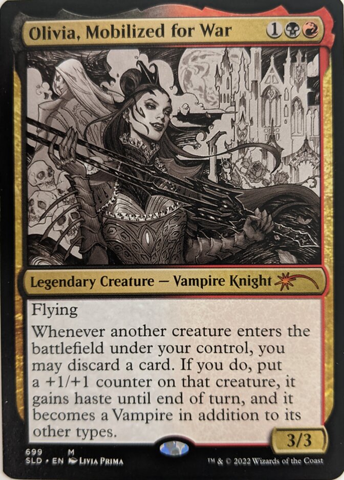 Olivia, Mobilized for War (Sketch) [Secret Lair Drop Promos] | L.A. Mood Comics and Games