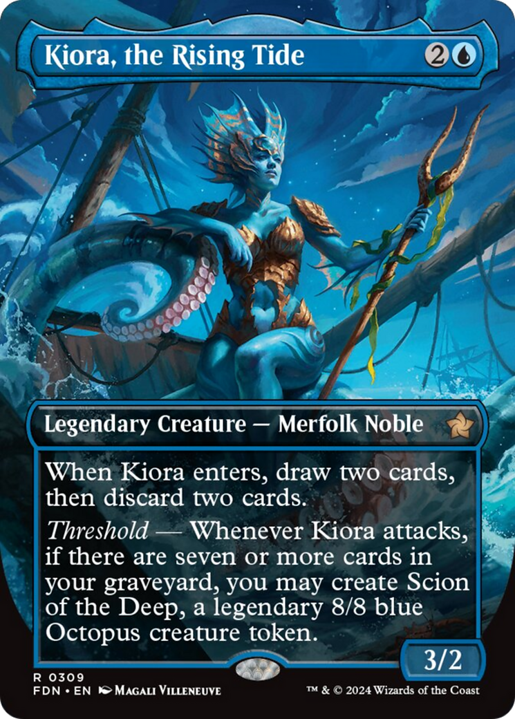 Kiora, the Rising Tide (Borderless) [Foundations] | L.A. Mood Comics and Games