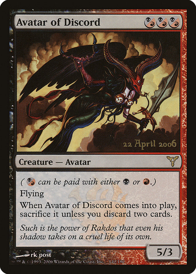 Avatar of Discord [Dissension Promos] | L.A. Mood Comics and Games