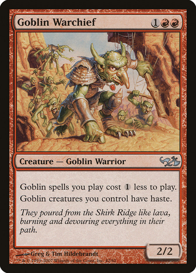 Goblin Warchief [Duel Decks: Elves vs. Goblins] | L.A. Mood Comics and Games
