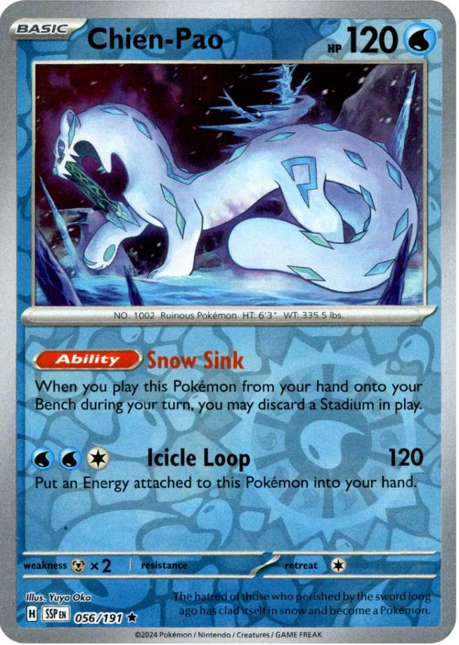 Chien-Pao (056/191) [Scarlet & Violet: Surging Sparks] | L.A. Mood Comics and Games