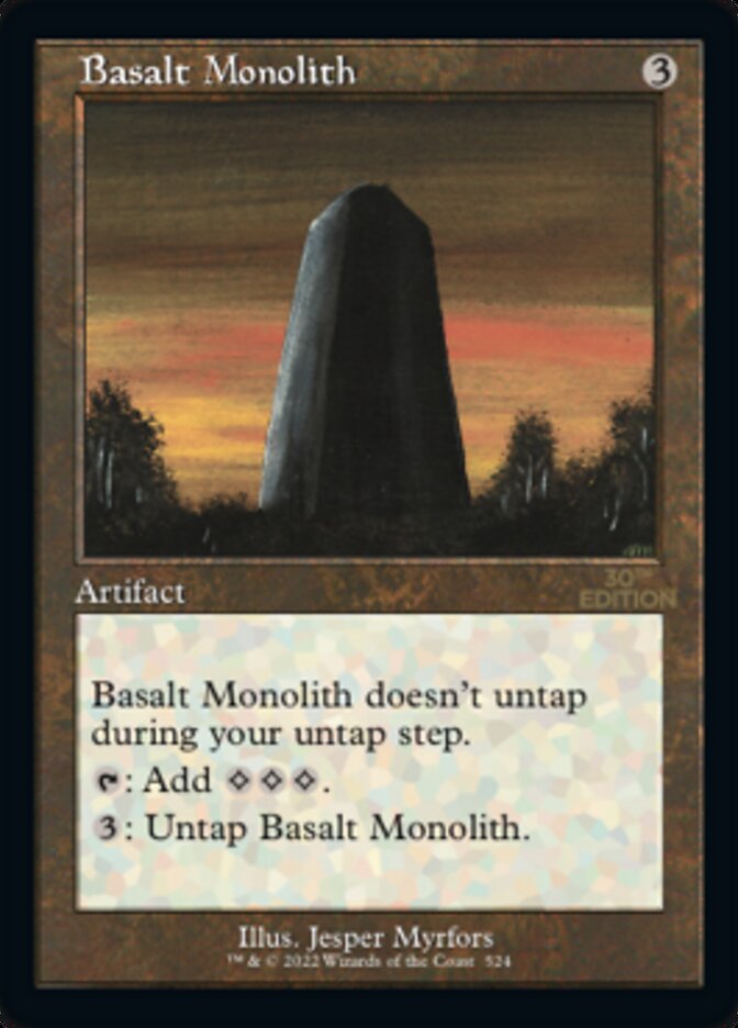 Basalt Monolith (Retro) [30th Anniversary Edition] | L.A. Mood Comics and Games