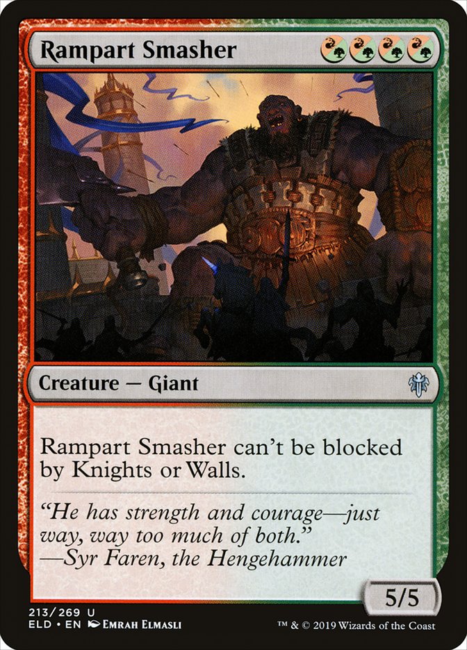 Rampart Smasher [Throne of Eldraine] | L.A. Mood Comics and Games