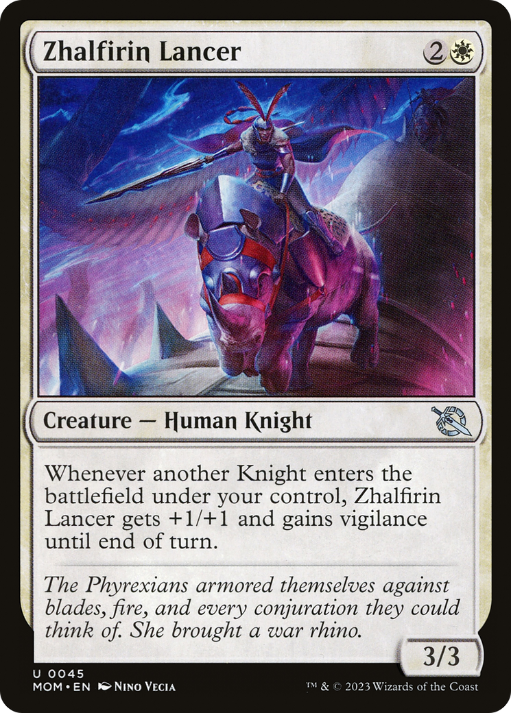Zhalfirin Lancer [March of the Machine] | L.A. Mood Comics and Games