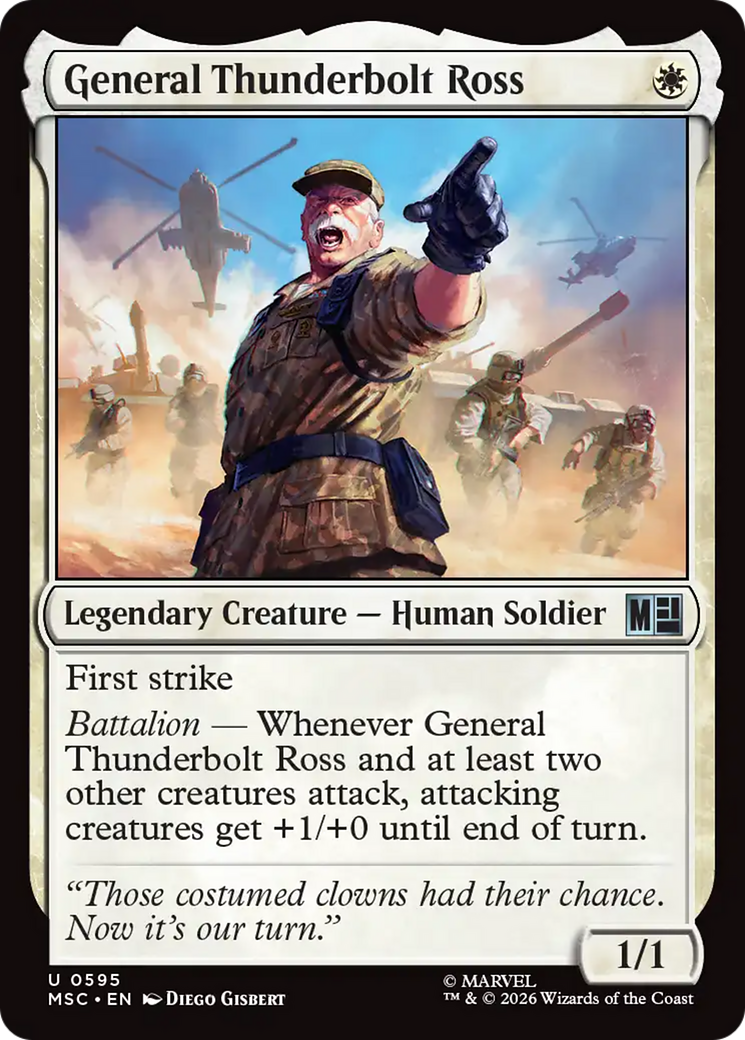 General Thunderbolt Ross [Marvel Super Heroes Commander] | L.A. Mood Comics and Games