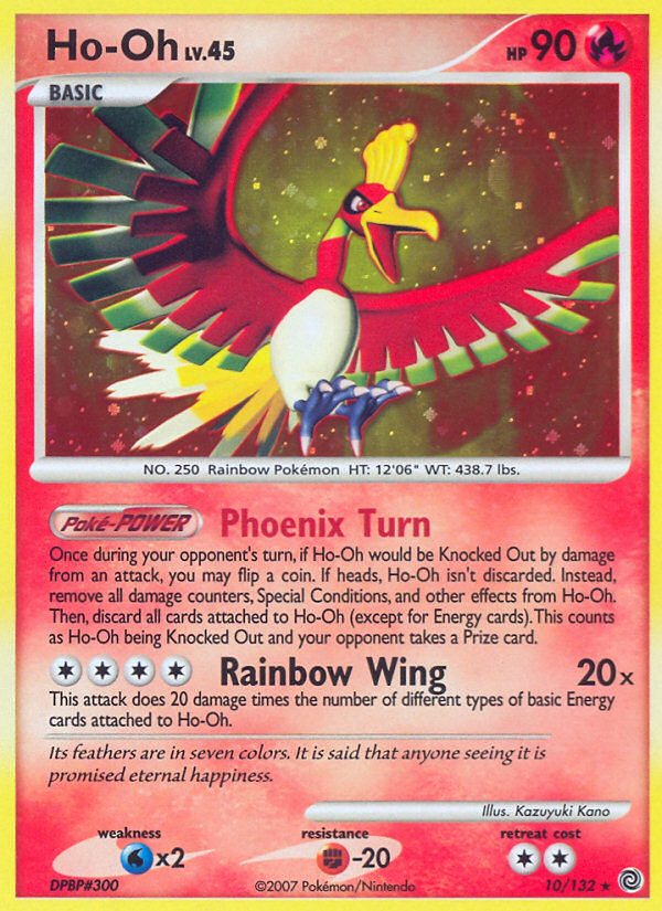 Ho-Oh (10/132) [Diamond & Pearl: Secret Wonders] | L.A. Mood Comics and Games
