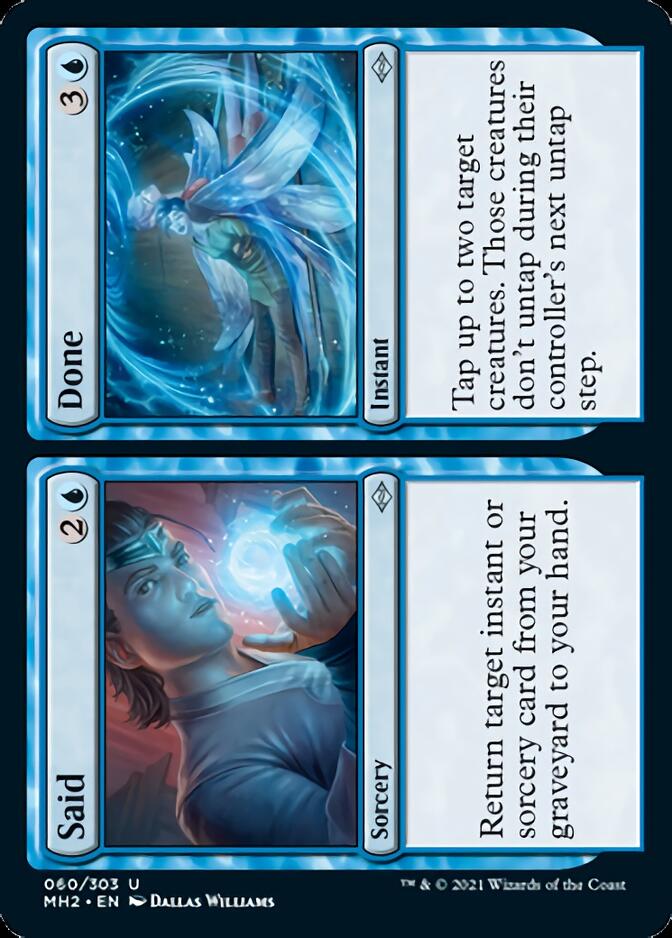 Said // Done [Modern Horizons 2] | L.A. Mood Comics and Games