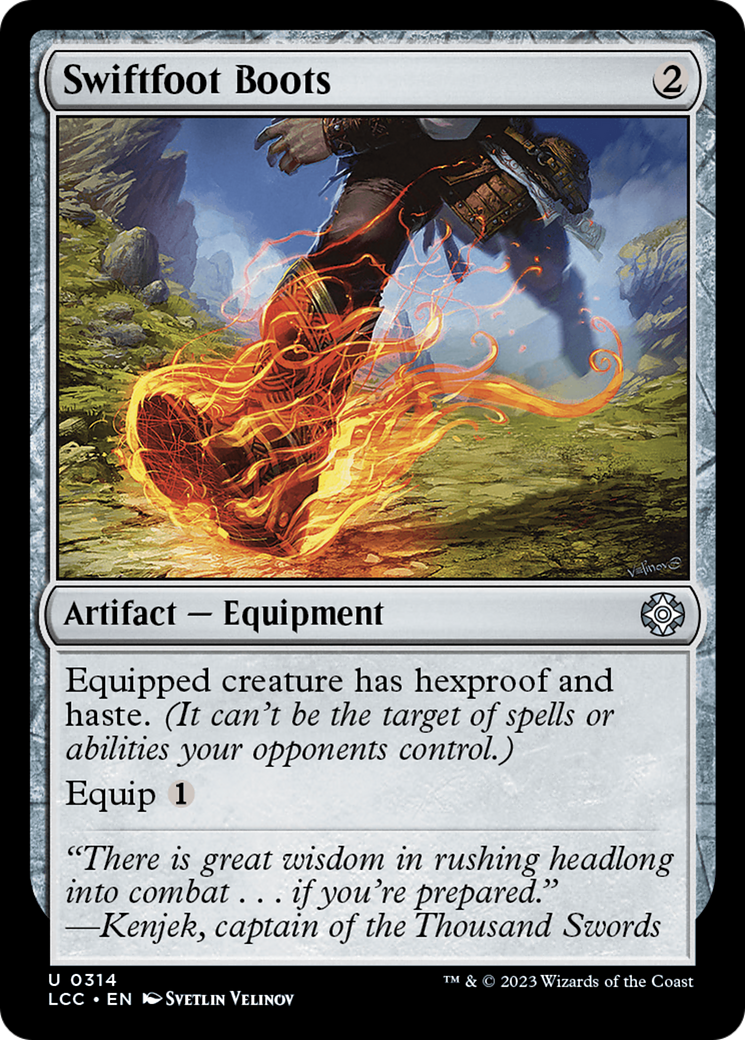Swiftfoot Boots [The Lost Caverns of Ixalan Commander] | L.A. Mood Comics and Games