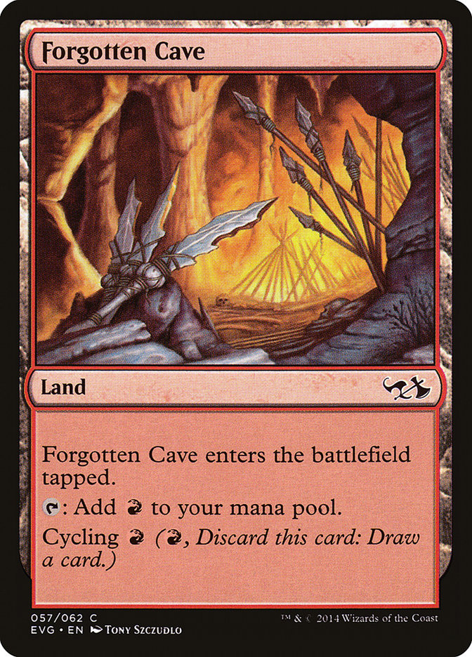 Forgotten Cave (Elves vs. Goblins) [Duel Decks Anthology] | L.A. Mood Comics and Games