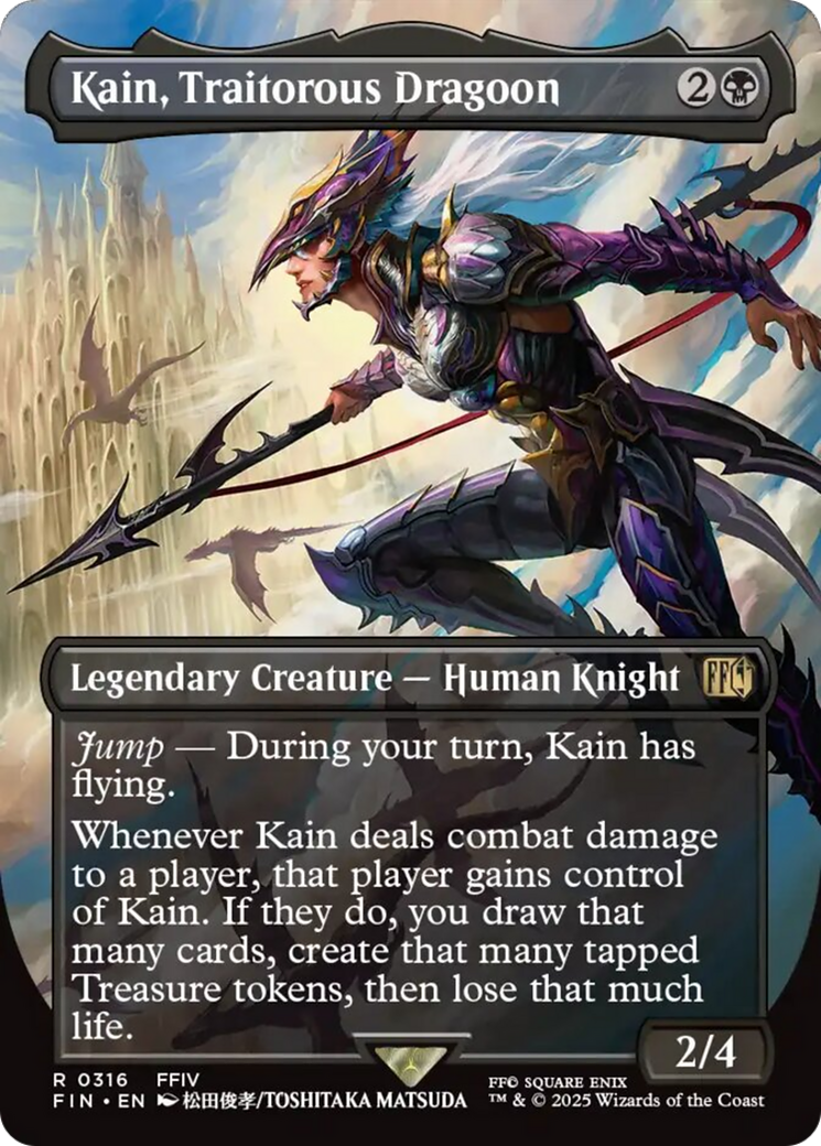 Kain, Traitorous Dragoon (Borderless) [FINAL FANTASY] | L.A. Mood Comics and Games