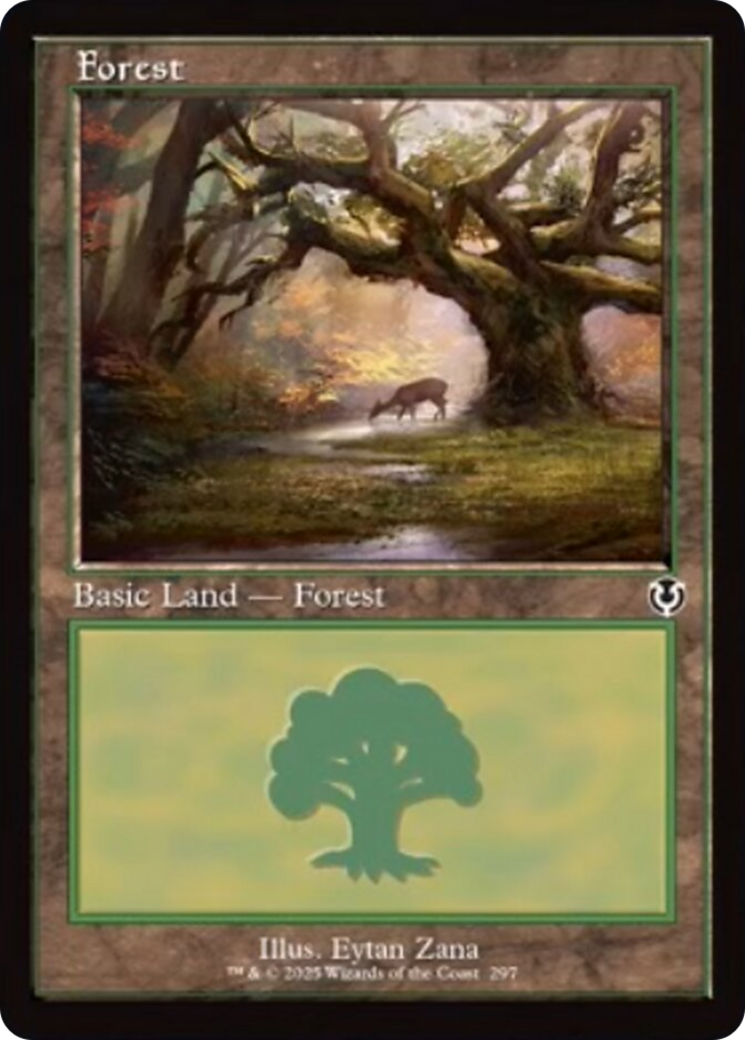 Forest (297) (Retro Frame) [Innistrad Remastered] | L.A. Mood Comics and Games