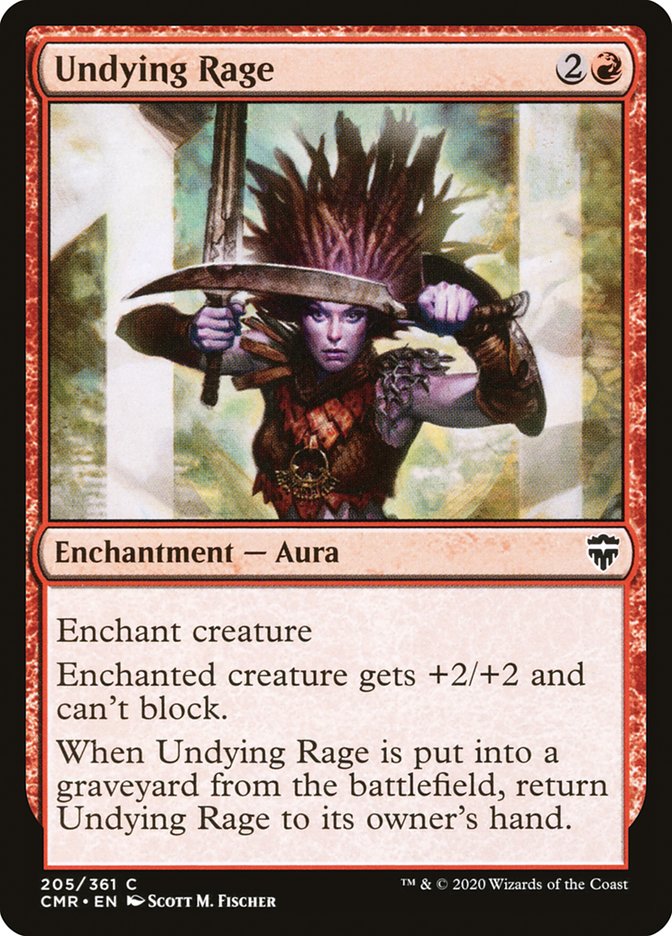 Undying Rage [Commander Legends] | L.A. Mood Comics and Games