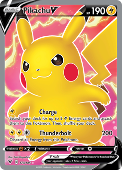 Pikachu V (170/185) [Sword & Shield: Vivid Voltage] | L.A. Mood Comics and Games