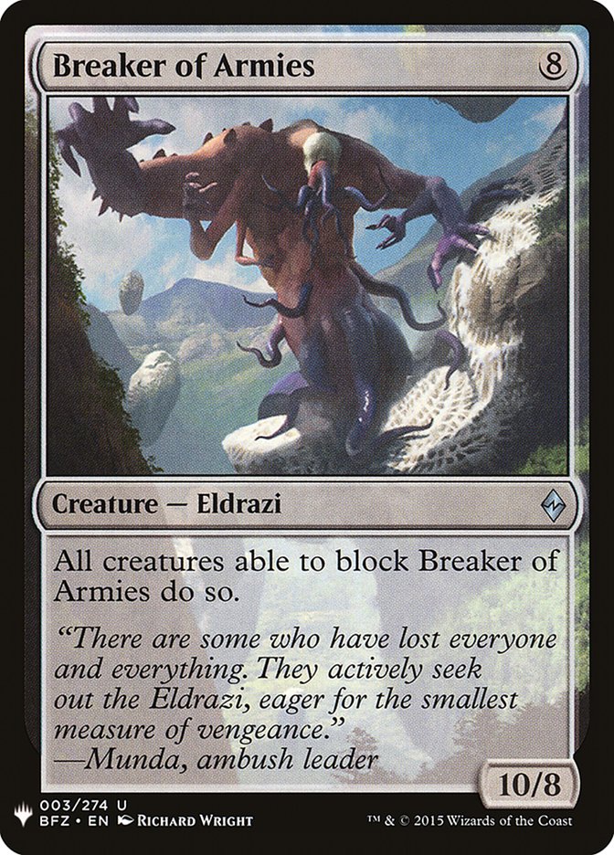 Breaker of Armies [Mystery Booster] | L.A. Mood Comics and Games