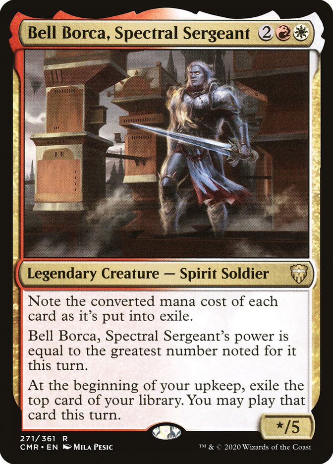 Bell Borca, Spectral Sergeant [Commander Legends] | L.A. Mood Comics and Games