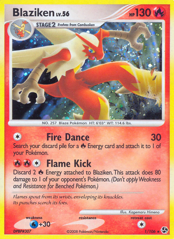Blaziken (1/106) [Diamond & Pearl: Great Encounters] | L.A. Mood Comics and Games
