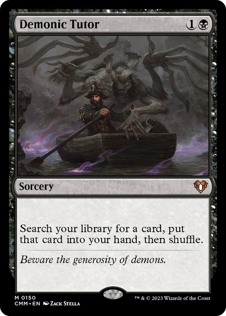 Demonic Tutor [Commander Masters] | L.A. Mood Comics and Games