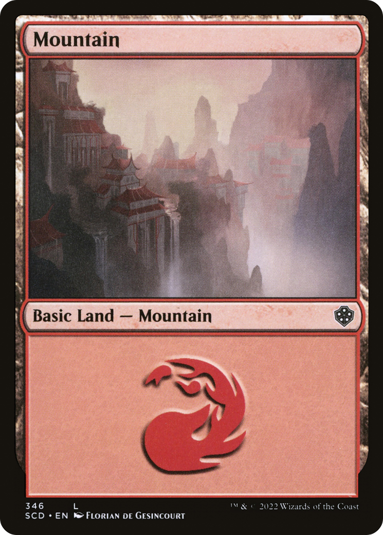 Mountain (346) [Starter Commander Decks] | L.A. Mood Comics and Games