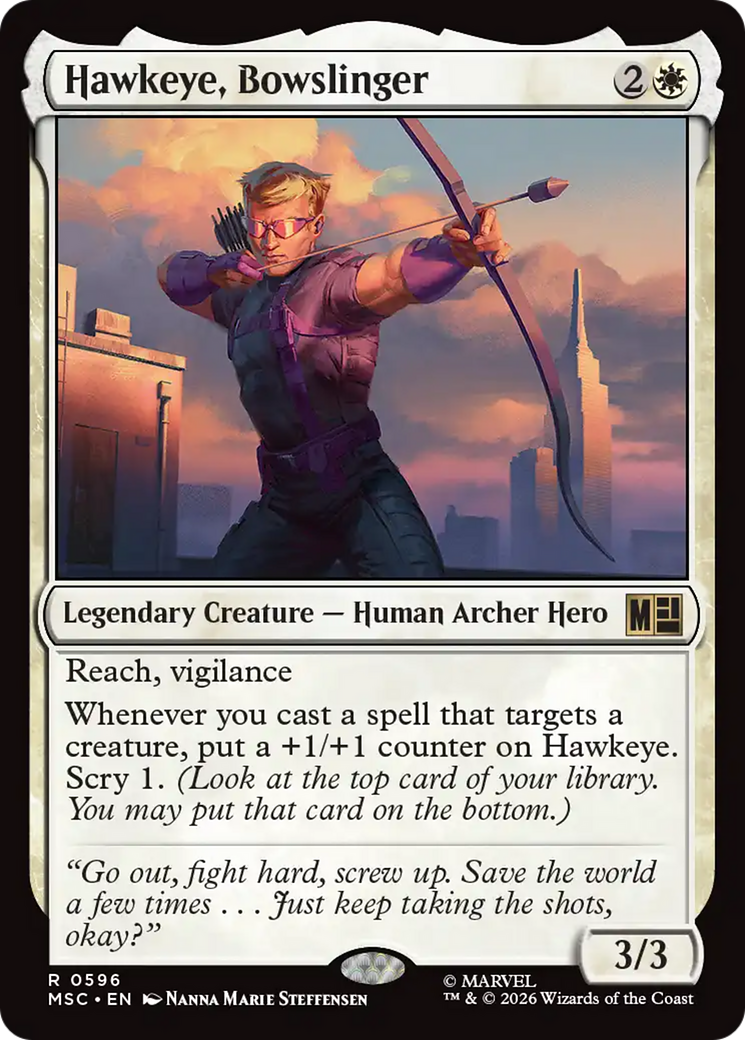 Hawkeye, Bowslinger [Marvel Super Heroes Commander] | L.A. Mood Comics and Games
