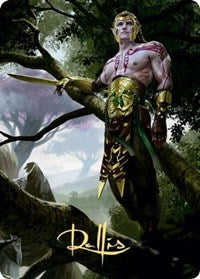 Tyvar Kell Art Card (Gold-Stamped Signature) [Kaldheim Art Series] | L.A. Mood Comics and Games