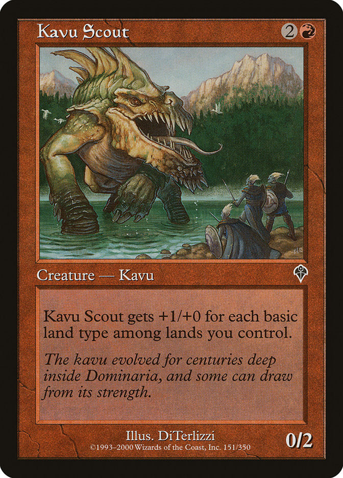 Kavu Scout [Invasion] | L.A. Mood Comics and Games