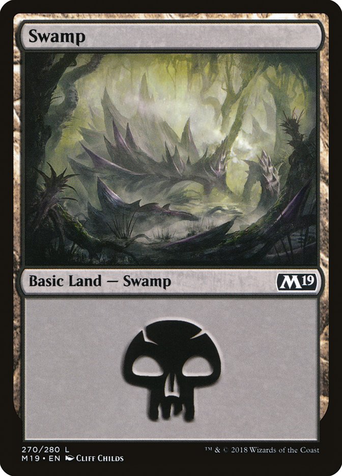 Swamp (270) [Core Set 2019] | L.A. Mood Comics and Games