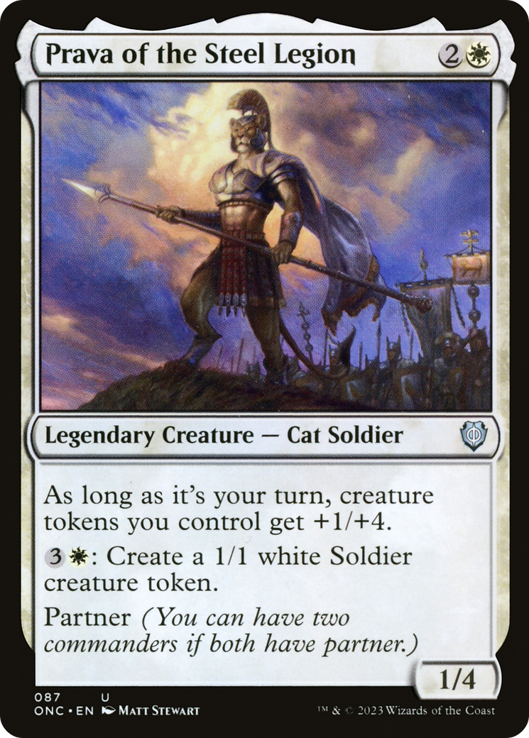 Prava of the Steel Legion [Phyrexia: All Will Be One Commander] | L.A. Mood Comics and Games