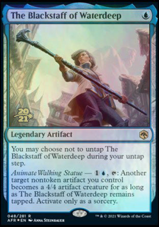 The Blackstaff of Waterdeep [Dungeons & Dragons: Adventures in the Forgotten Realms Prerelease Promos] | L.A. Mood Comics and Games