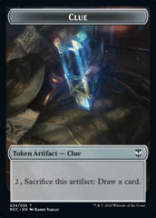 Clue // Fish Double-Sided Token [Streets of New Capenna Commander Tokens] | L.A. Mood Comics and Games