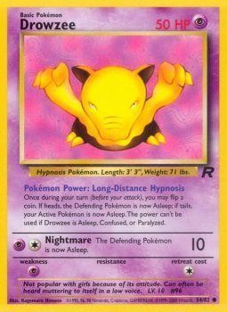 Drowzee (54/82) [Team Rocket Unlimited] | L.A. Mood Comics and Games